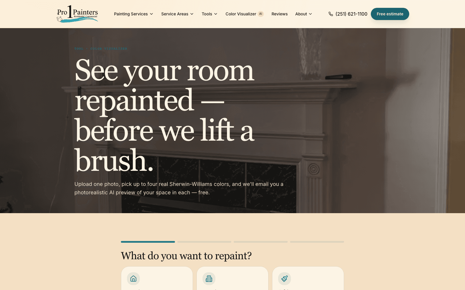 Pro 1 Painters — homepage