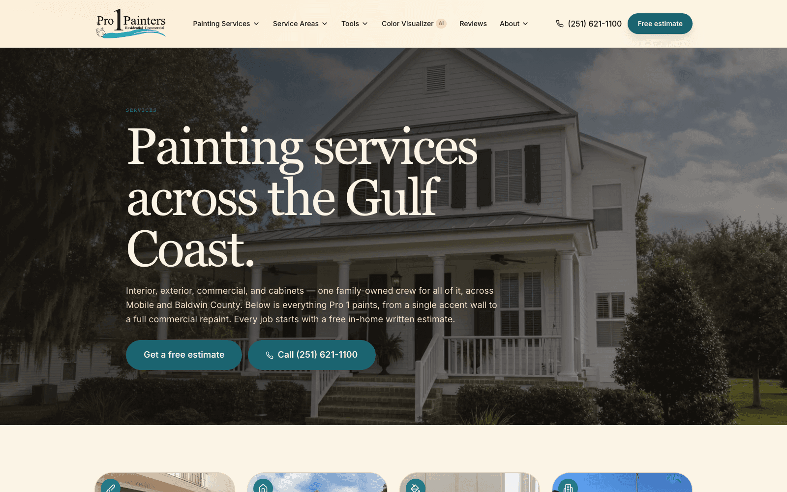 Painting services across the Gulf Coast