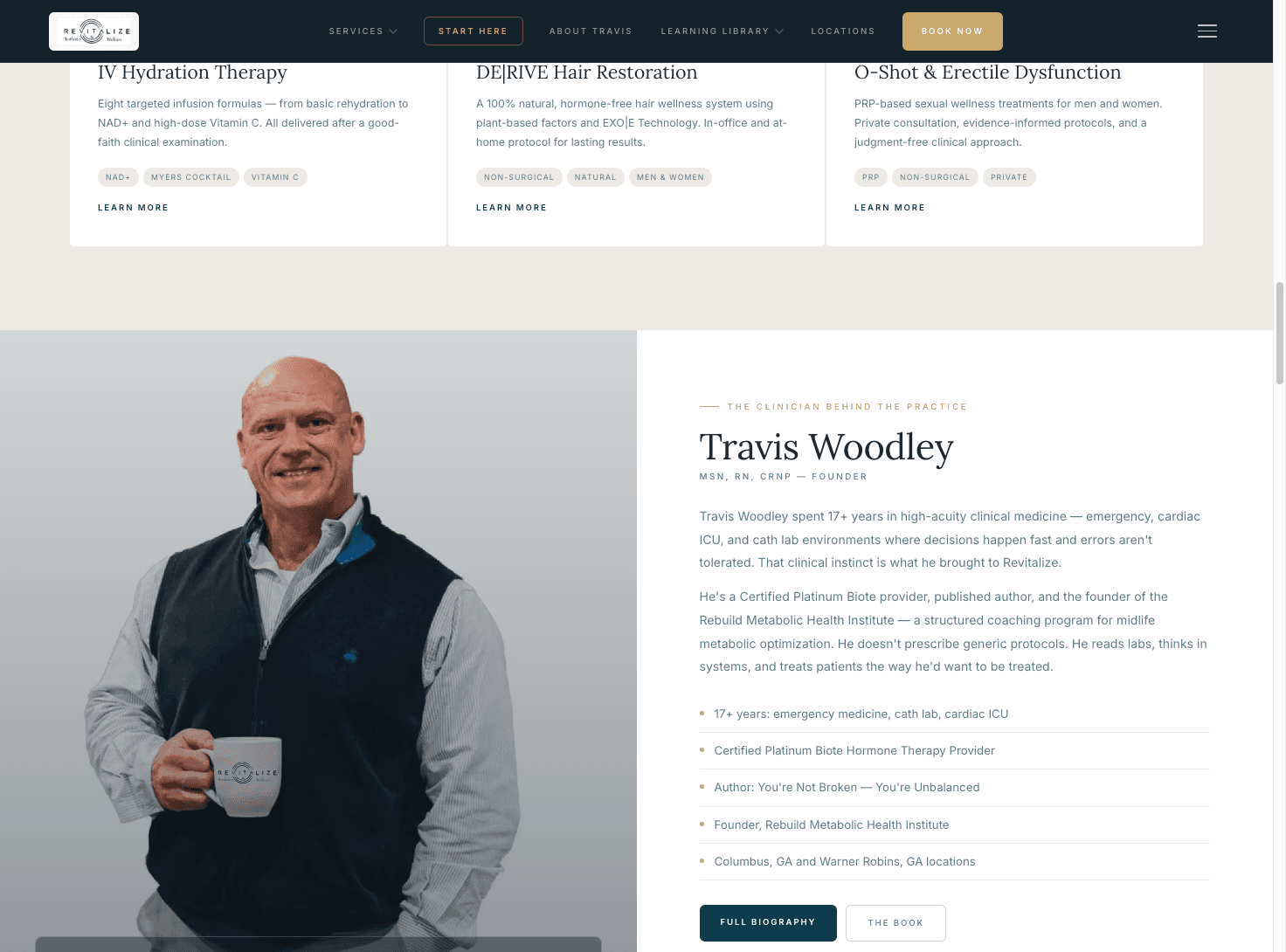 Columbus location — local SEO