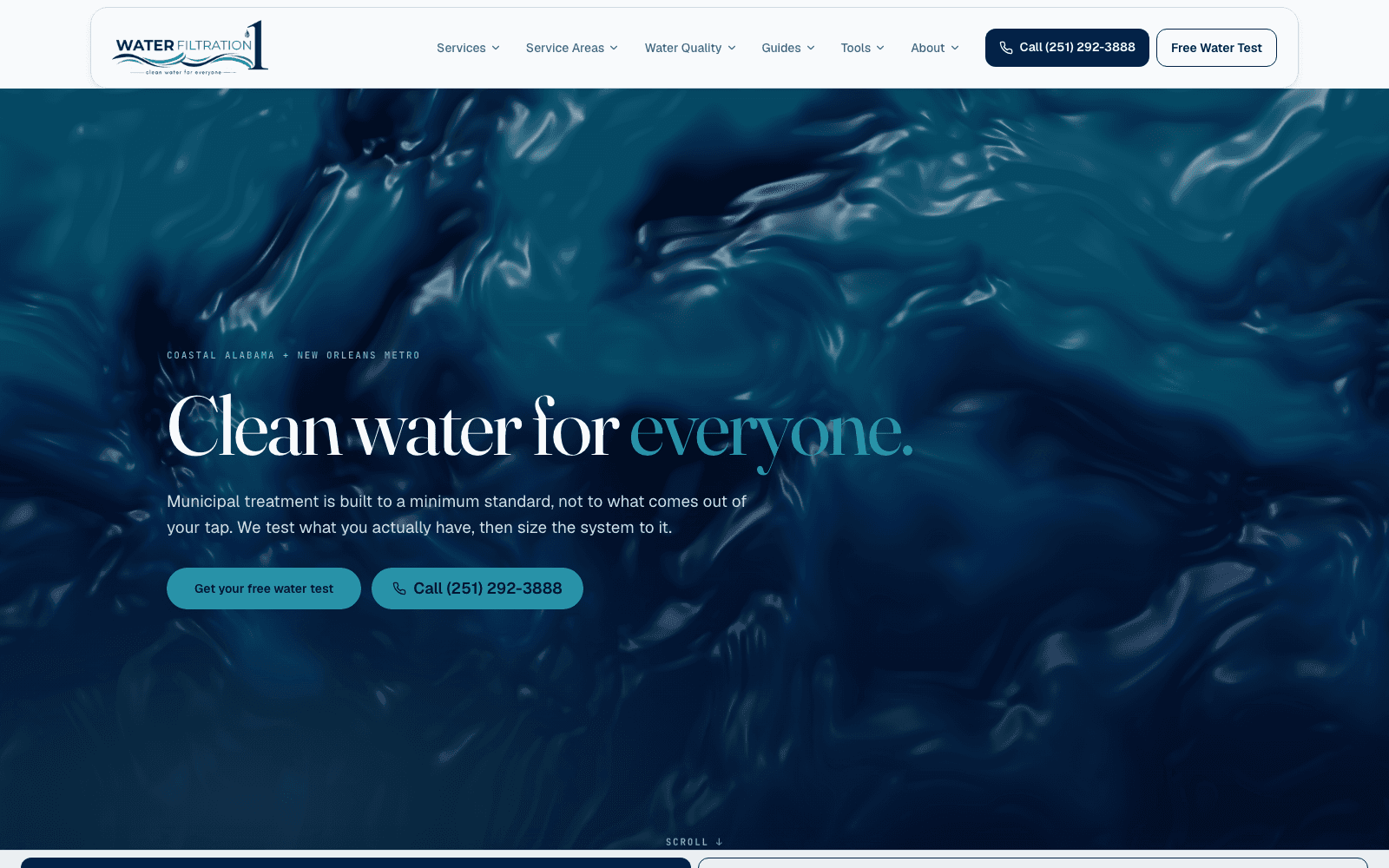 Water Filtration 1 — cover screen